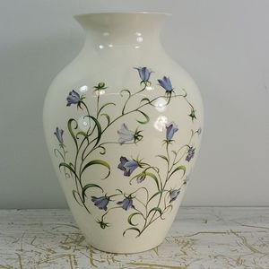 SPODE ENGLAND HAND PAINTED CERAMIC VASE